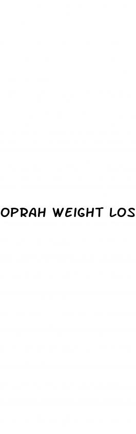 oprah weight loss picture