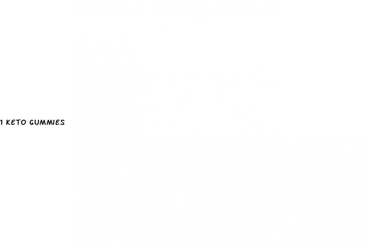 1 keto gummies