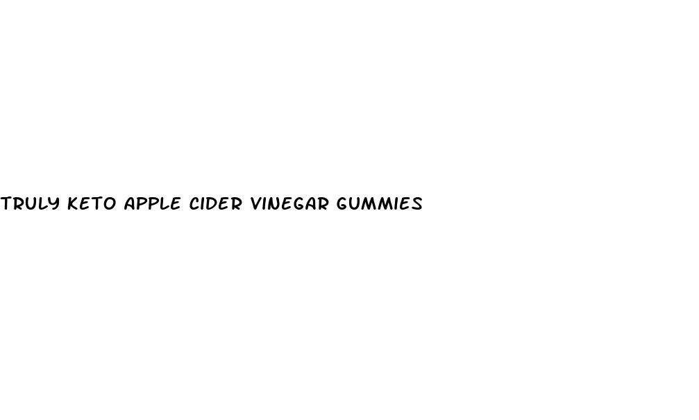 truly keto apple cider vinegar gummies