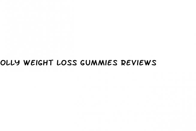 olly weight loss gummies reviews