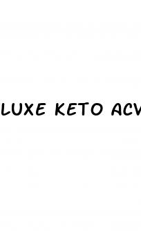 luxe keto acv gummies details