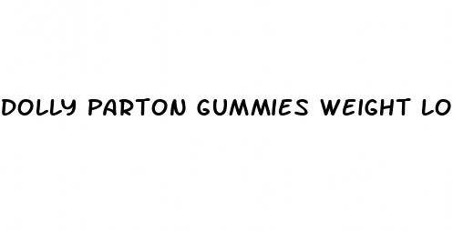 dolly parton gummies weight loss