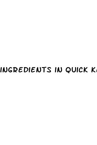 ingredients in quick keto gummies