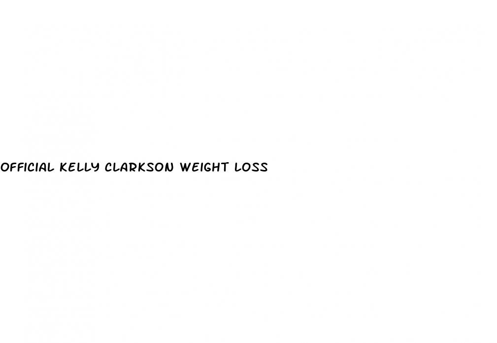 official kelly clarkson weight loss