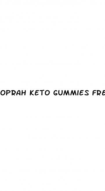 oprah keto gummies free