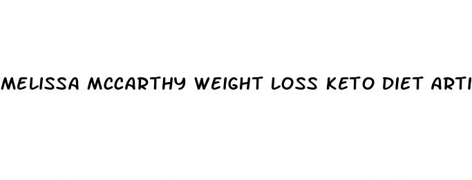 melissa mccarthy weight loss keto diet article yahoo dr oz