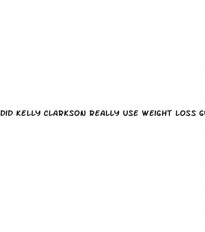 did kelly clarkson really use weight loss gummies