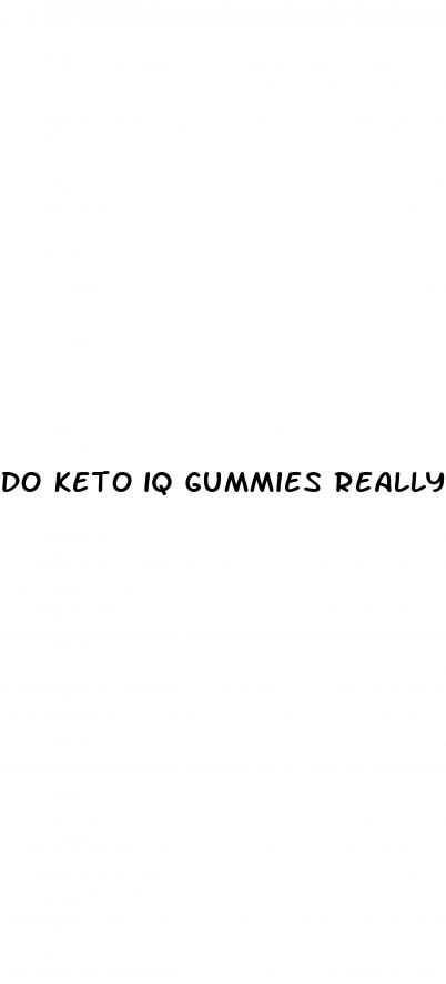 do keto iq gummies really work