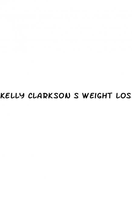 kelly clarkson s weight loss journey