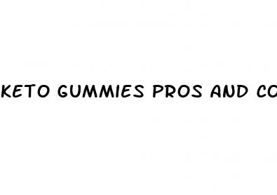 keto gummies pros and cons
