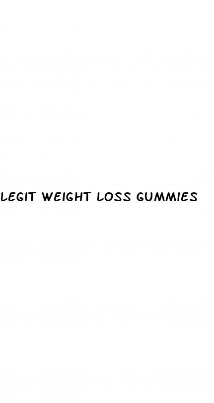 legit weight loss gummies