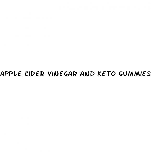 apple cider vinegar and keto gummies