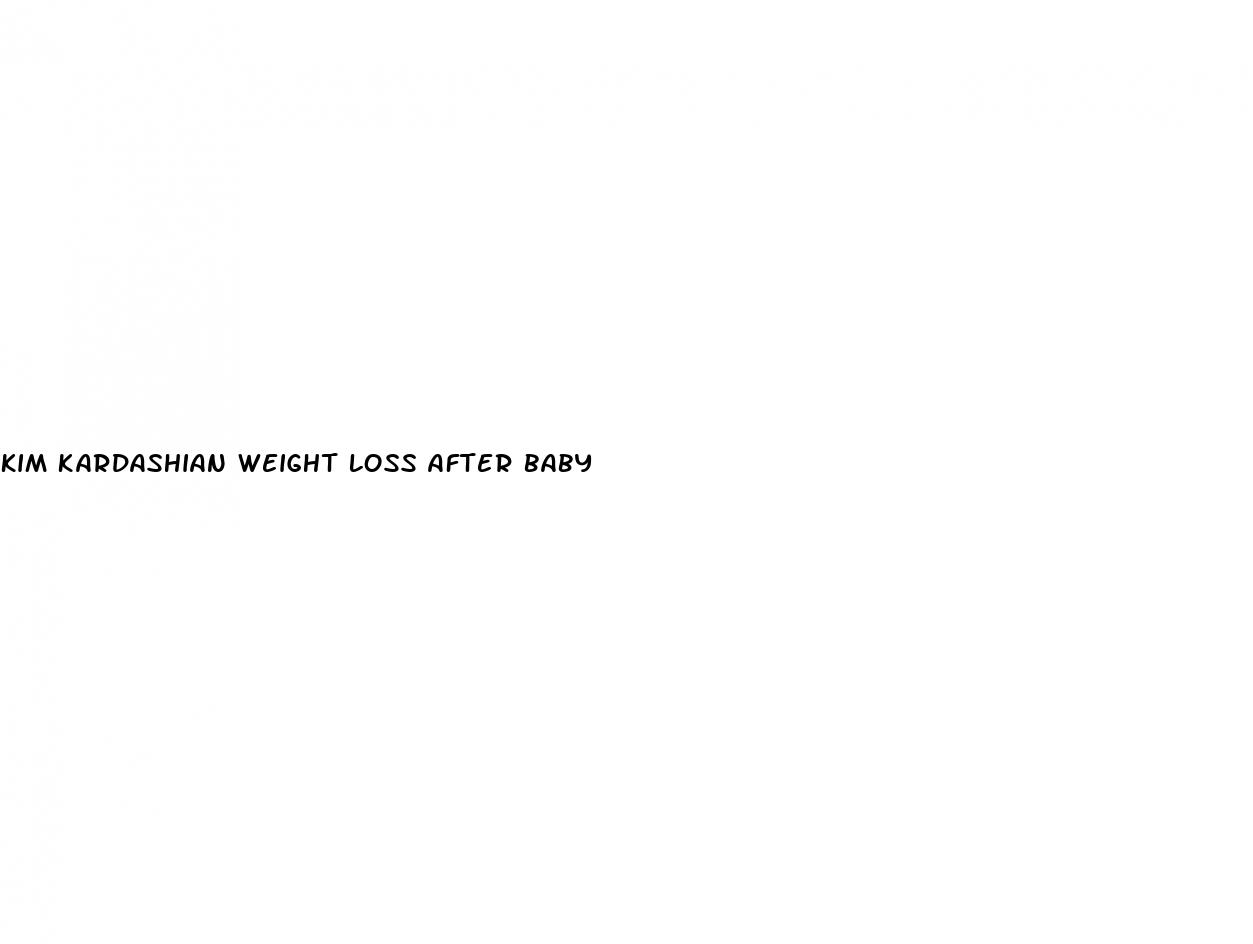kim kardashian weight loss after baby