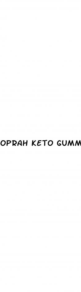 oprah keto gummies canada