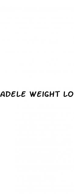 adele weight loss response