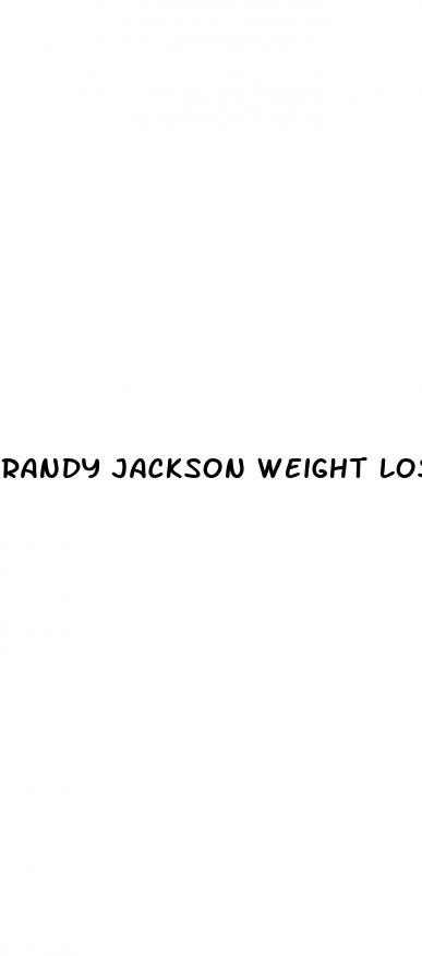 randy jackson weight loss secret