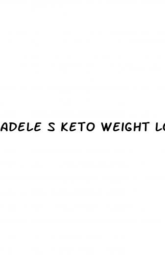 adele s keto weight loss