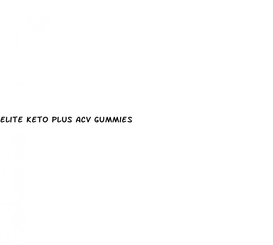 elite keto plus acv gummies