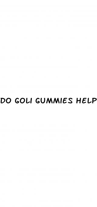do goli gummies help with weight loss