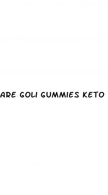 are goli gummies keto