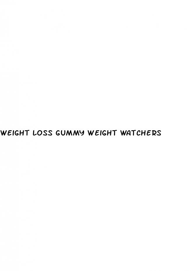 weight loss gummy weight watchers