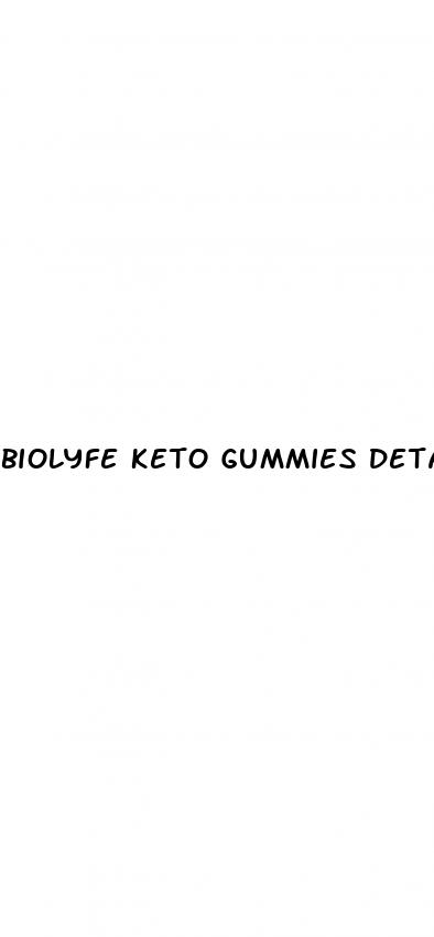 biolyfe keto gummies details