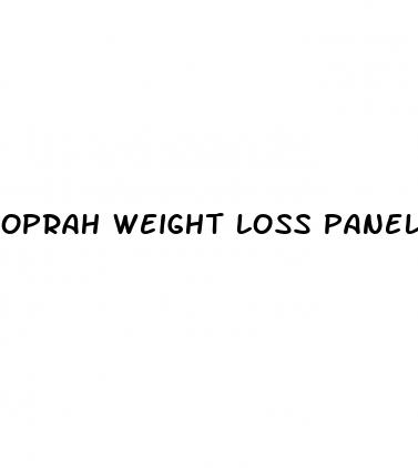 oprah weight loss panel