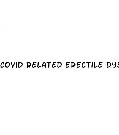 covid related erectile dysfunction