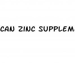 can zinc supplements cause erectile dysfunction