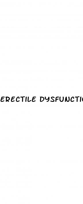 erectile dysfunction numbness
