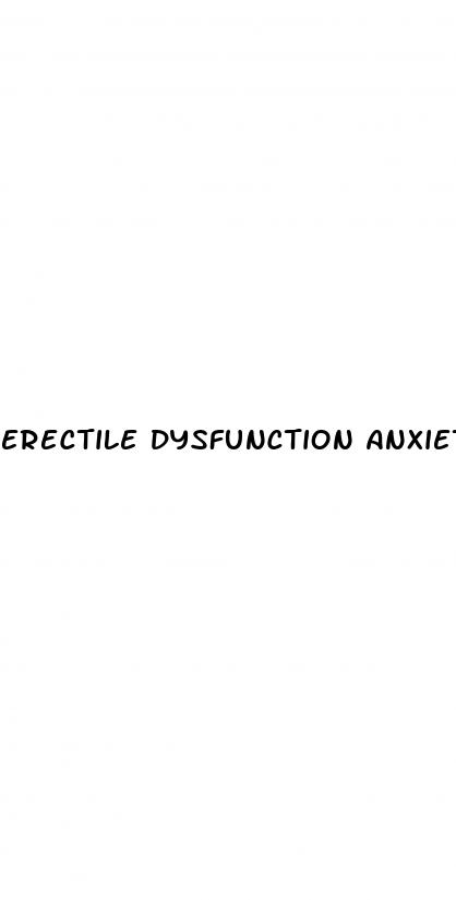 erectile dysfunction anxiety meditation