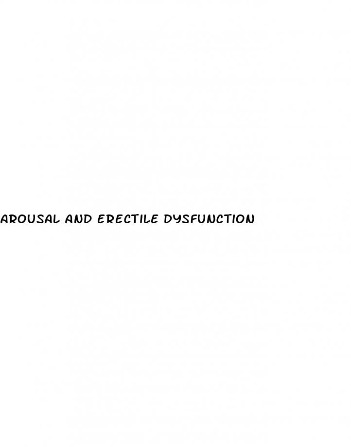 arousal and erectile dysfunction