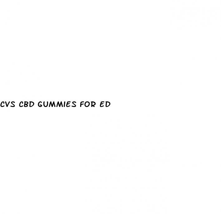 cvs cbd gummies for ed