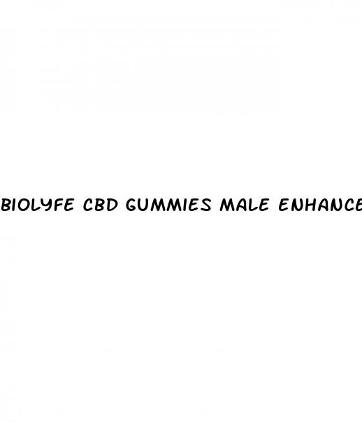 biolyfe cbd gummies male enhancement