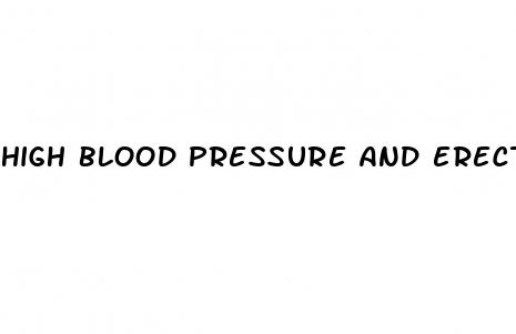 high blood pressure and erectile dysfunction cure