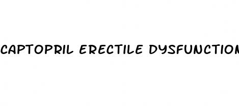 captopril erectile dysfunction