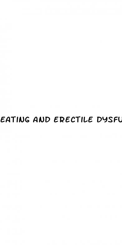 eating and erectile dysfunction