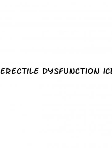erectile dysfunction icd