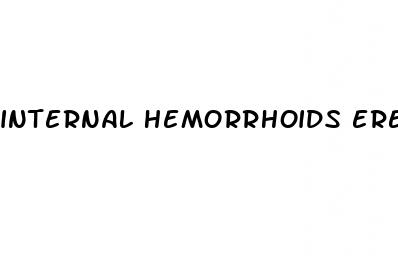 internal hemorrhoids erectile dysfunction