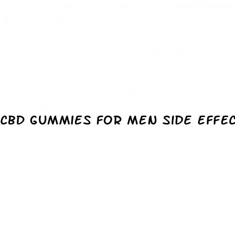 cbd gummies for men side effects