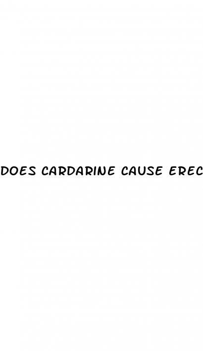 does cardarine cause erectile dysfunction