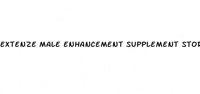 extenze male enhancement supplement stores