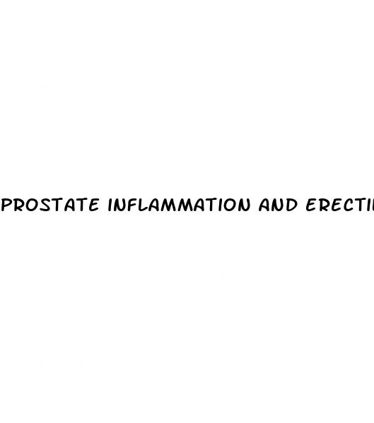 prostate inflammation and erectile dysfunction