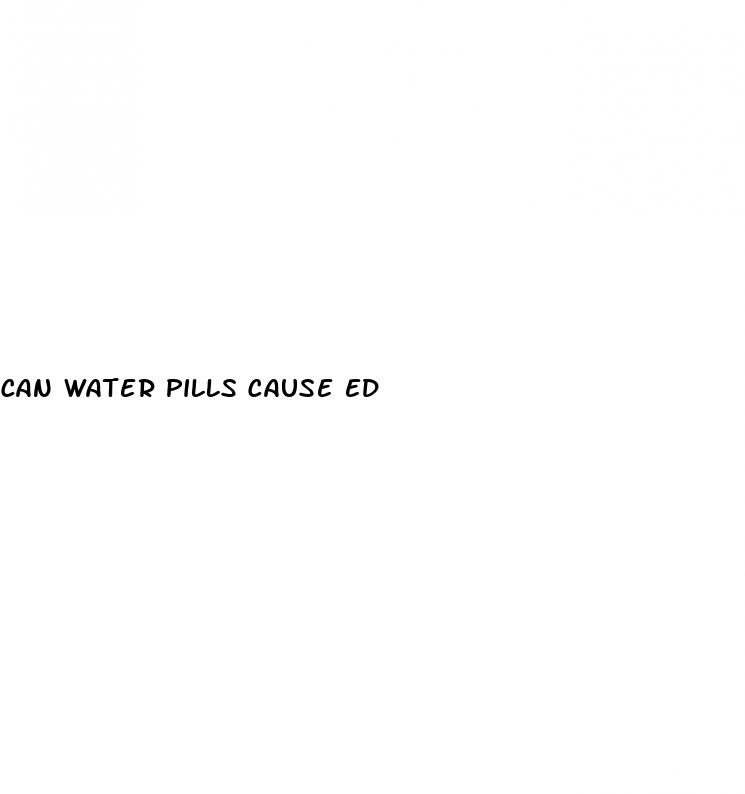 can water pills cause ed