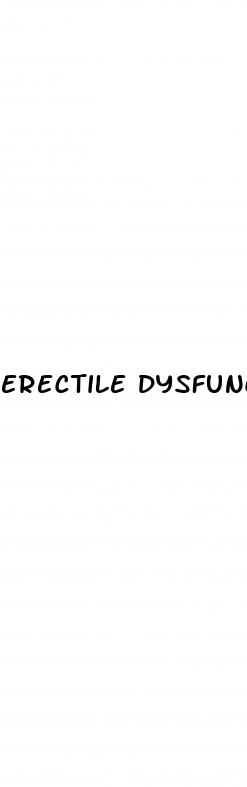 erectile dysfunction mechanism