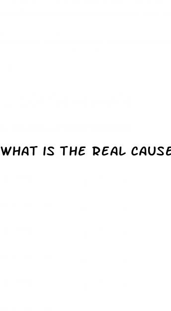 what is the real cause of erectile dysfunction