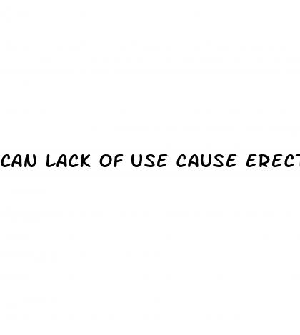 can lack of use cause erectile dysfunction in your 40s