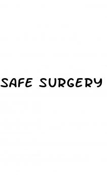 safe surgery for male enhancement