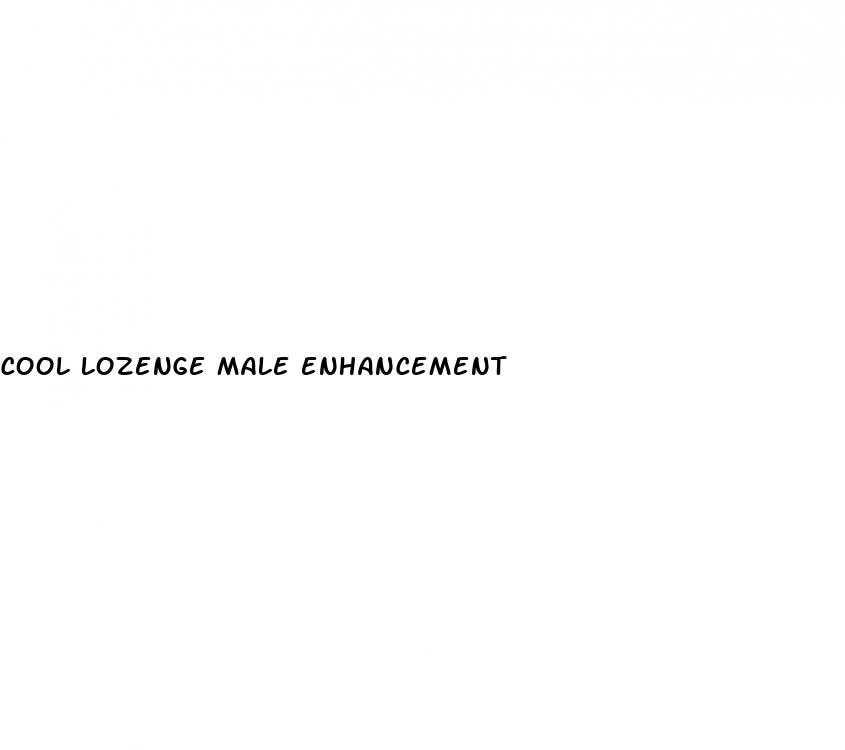 cool lozenge male enhancement