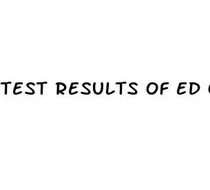 test results of ed otc pills